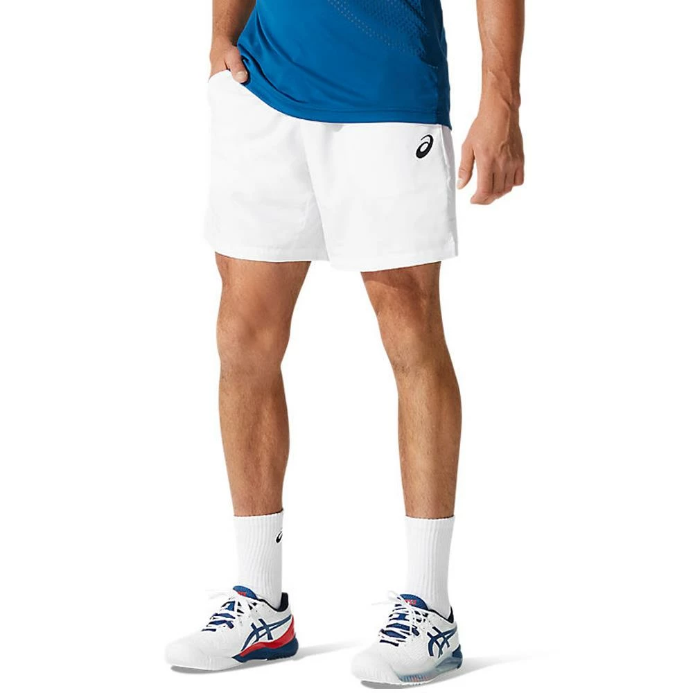 Asics Men's Court 7" Short - White 3 Asics Men's Court 7" Short - White - Image 3