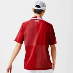 Lacoste Men's Sport Seamless Polo - Red/White 6 Lacoste Men's Sport Seamless Polo - Red/White -Babolat shop f73475