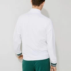 Lacoste Men's Sport Technical Zip Sweatshirt - White 8 Lacoste Men's Sport Technical Zip Sweatshirt - White -Babolat shop f73496