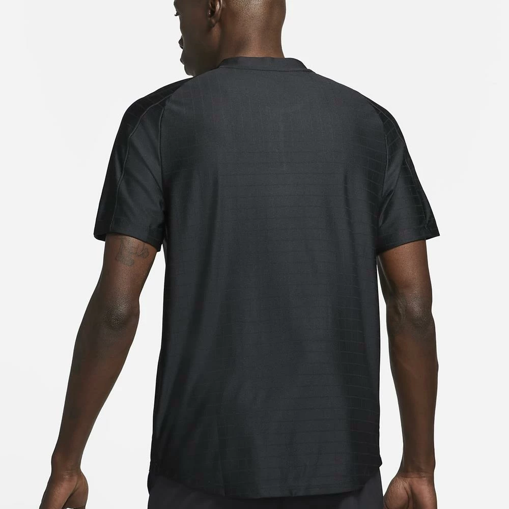 Nike Men's Advantage Polo - Black 3 Nike Men's Advantage Polo - Black - Image 3