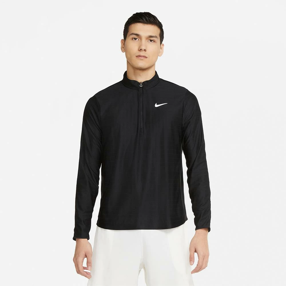 Nike Men's Advantage Longsleeve - Black 3 Nike Men's Advantage Longsleeve - Black - Image 3