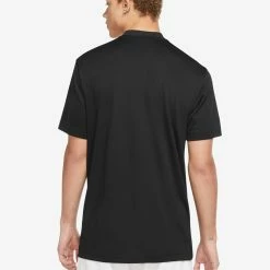 Nike Men's Blade Henley Polo - Black/White 6 Nike Men's Blade Henley Polo - Black/White -Babolat shop f75893