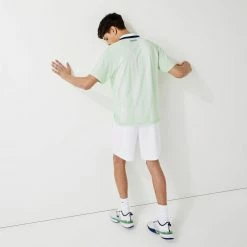 Lacoste Men's Sport Seamless Jacquard Polo - Green/White 7 Lacoste Men's Sport Seamless Jacquard Polo - Green/White -Babolat shop f76457