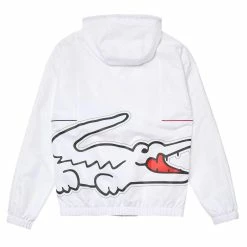 Lacoste Men's Sport Crocodile Tracksuit - White/Black -Babolat shop f76474