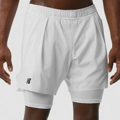 New Balance Men's Tournament 7" Short - White 6 New Balance Men's Tournament 7" Short - White -Babolat shop f76554