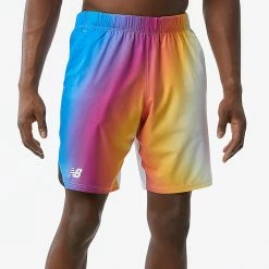 New Balance Men's Tournament Printed 9" Short - Multicolour -Babolat shop f76559