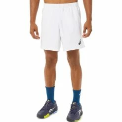 Asics Men's Match 7" Short - White 7 Asics Men's Match 7" Short - White -Babolat shop f77319