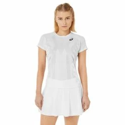 Asics Women's Match Actibreeze Tee - White 7 Asics Women's Match Actibreeze Tee - White -Babolat shop f77822