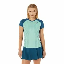 Asics Women's Match Actibreeze Tee - Oasis Green 6 Asics Women's Match Actibreeze Tee - Oasis Green -Babolat shop f77828
