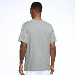 Nike Men's Swoosh Tennis Tee - Grey Heather/Pro Green 6 Nike Men's Swoosh Tennis Tee - Grey Heather/Pro Green -Babolat shop f78484