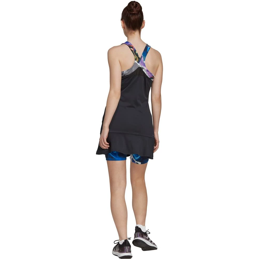 Adidas Women's U.S Series Y-Dress - Black/Clear Pink 3 Adidas Women's U.S Series Y-Dress - Black/Clear Pink - Image 3