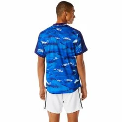 Asics Men's Match Graphic Short Sleeve - Dive Blue 5 Asics Men's Match Graphic Short Sleeve - Dive Blue -Babolat shop f79802