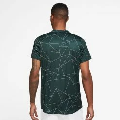 Nike Men's Advantage Print Shirt - Pro Green/White 6 Nike Men's Advantage Print Shirt - Pro Green/White -Babolat shop f79985