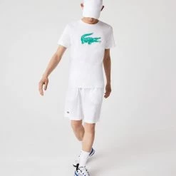 Lacoste Men's Sport Ultra-Light Short - White 7 Lacoste Men's Sport Ultra-Light Short - White -Babolat shop f80007