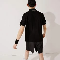 Lacoste Men's Sport Pique Polo - Black -Babolat shop f80014