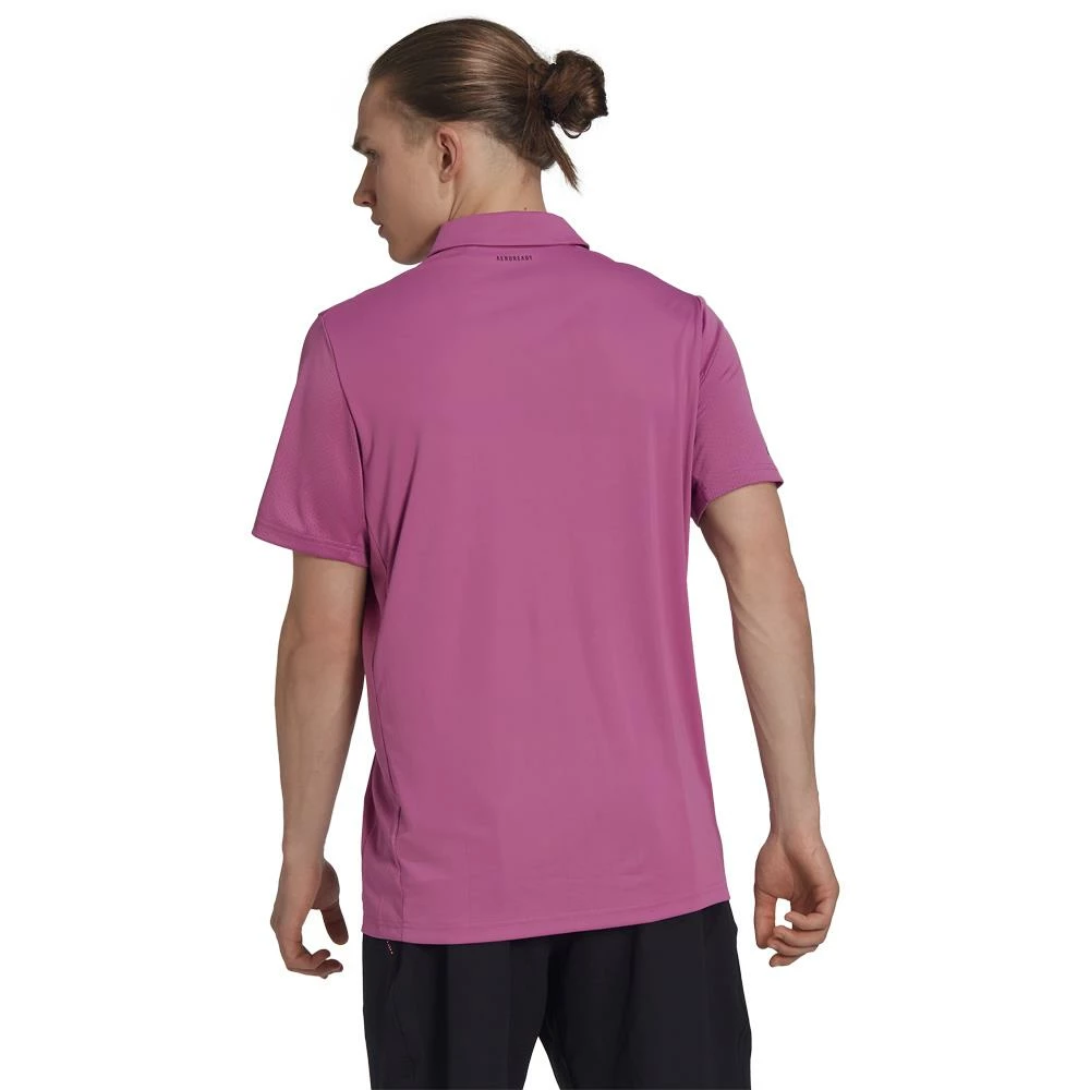 Adidas Men's Club 3-Stripes Polo - Semi Pulse Lilac 3 Adidas Men's Club 3-Stripes Polo - Semi Pulse Lilac - Image 3