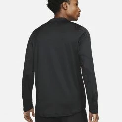 Nike Men's Advantage 1/2 Zip Longsleeve - Black -Babolat shop f80233