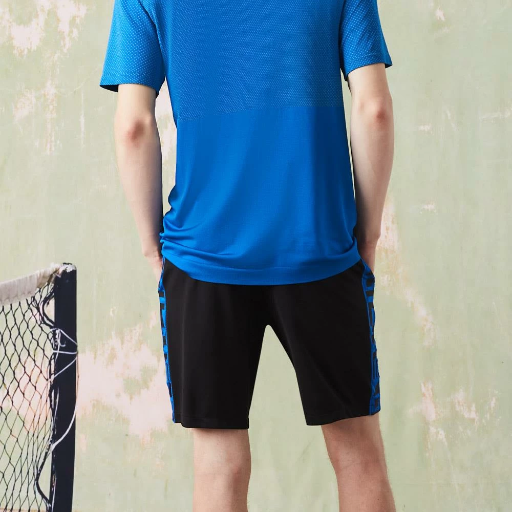 Lacoste Men's Contrast Print Shorts - Black/Blue 3 Lacoste Men's Contrast Print Shorts - Black/Blue - Image 3
