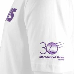 Merchant Of Tennis Unisex 30 Year Tee - White -Babolat shop f81112