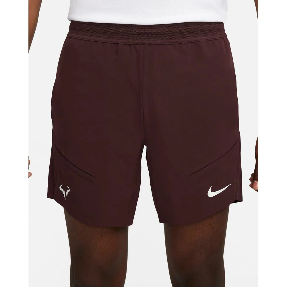 Nike Men's Rafa Advantage 7" Short - Burgundy Crush 2 Nike Men's Rafa Advantage 7" Short - Burgundy Crush - Image 2