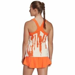 Adidas Women's Thebe Magugu New York Y-Back Tank - Impact Orange/Ercu Tint 8 Adidas Women's Thebe Magugu New York Y-Back Tank - Impact Orange/Ercu Tint -Babolat shop f81313