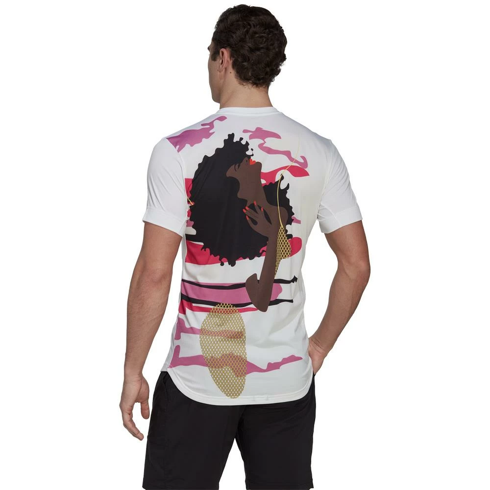 Adidas Men's New York Graphic Tee - White/Multi 3 Adidas Men's New York Graphic Tee - White/Multi - Image 3