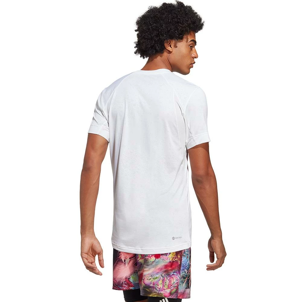 Adidas Men's Freelift Tee - White 3 Adidas Men's Freelift Tee - White - Image 3