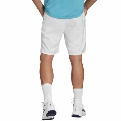 Adidas Men's Club 3 Stripe 7" Short - White 6 Adidas Men's Club 3 Stripe 7" Short - White -Babolat shop f82228