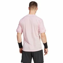 Adidas Men's Melbourne Raglan Tee - Clear Pink -Babolat shop f82343