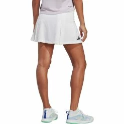 Adidas Women's Club Pleated Skort - White 7 Adidas Women's Club Pleated Skort - White -Babolat shop f82353