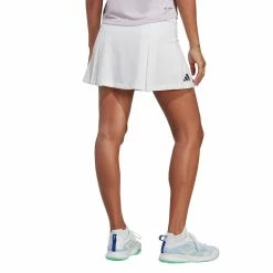 Adidas Women's Club Pleated Skort Tall - White 6 Adidas Women's Club Pleated Skort Tall - White -Babolat shop f82360