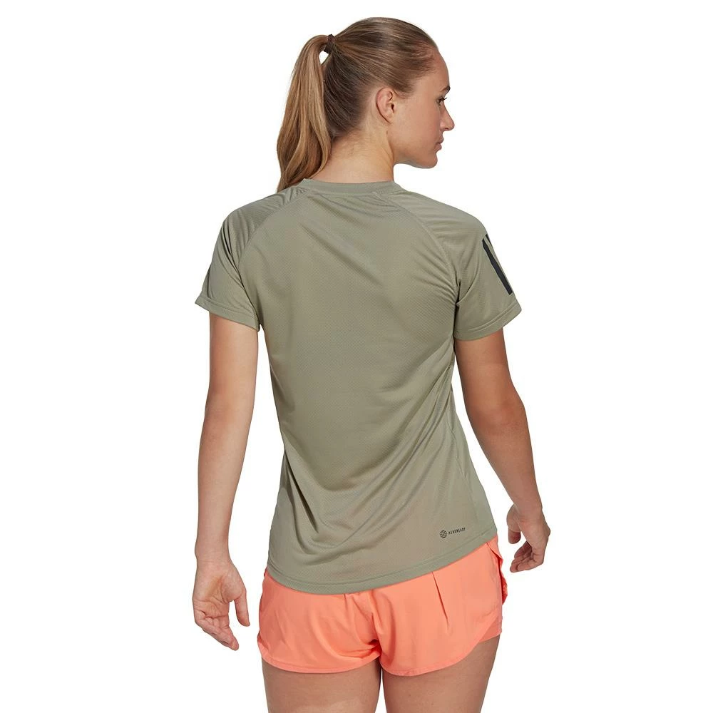 Adidas Women's Club Tee - Silver Pebble 3 Adidas Women's Club Tee - Silver Pebble - Image 3