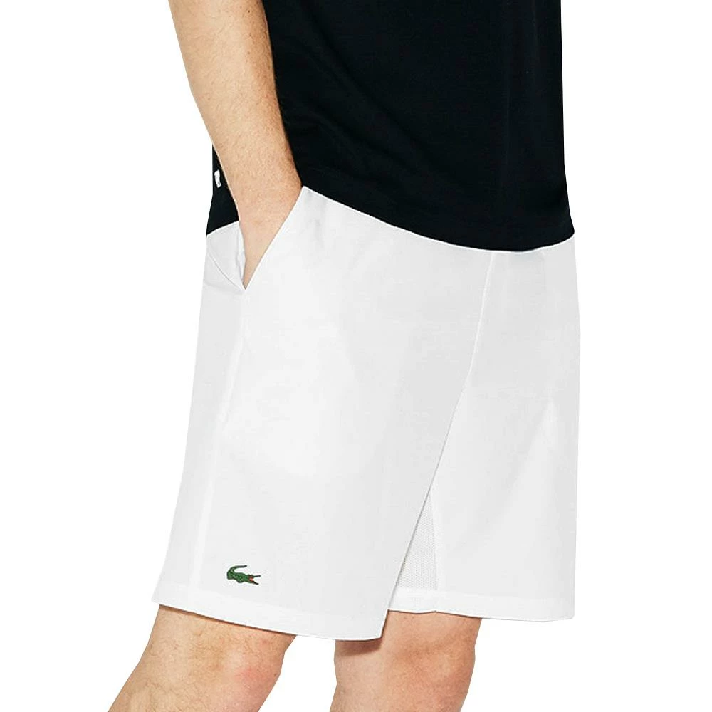 Lacoste Men's Sport Tennis Stretch Shorts - White 2 Lacoste Men's Sport Tennis Stretch Shorts - White - Image 2