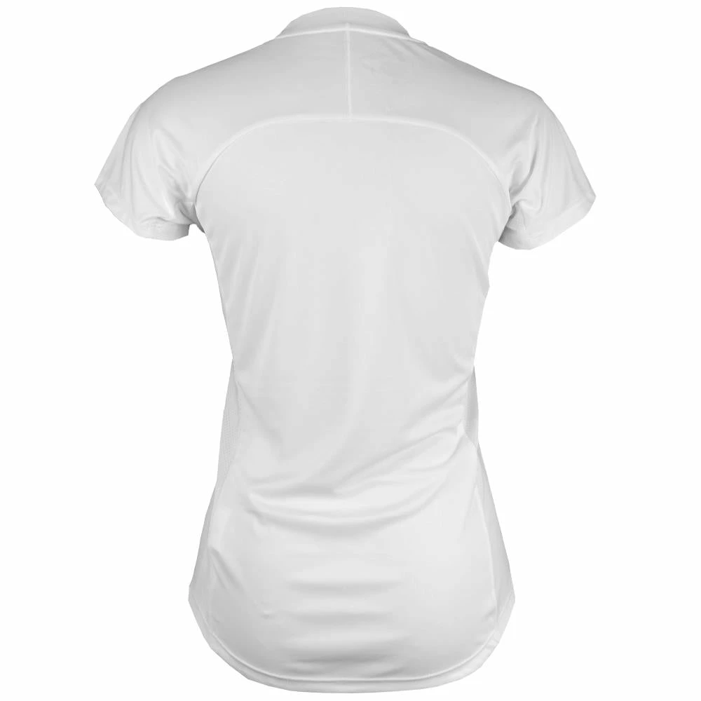 Asics Women's Short Sleeve Piping Tee - Brilliant White 2 Asics Women's Short Sleeve Piping Tee - Brilliant White - Image 2
