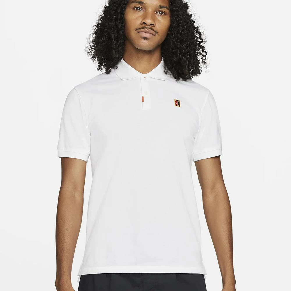 Nike Men's Heritage Slim 2 Polo - White 2 Nike Men's Heritage Slim 2 Polo - White - Image 2