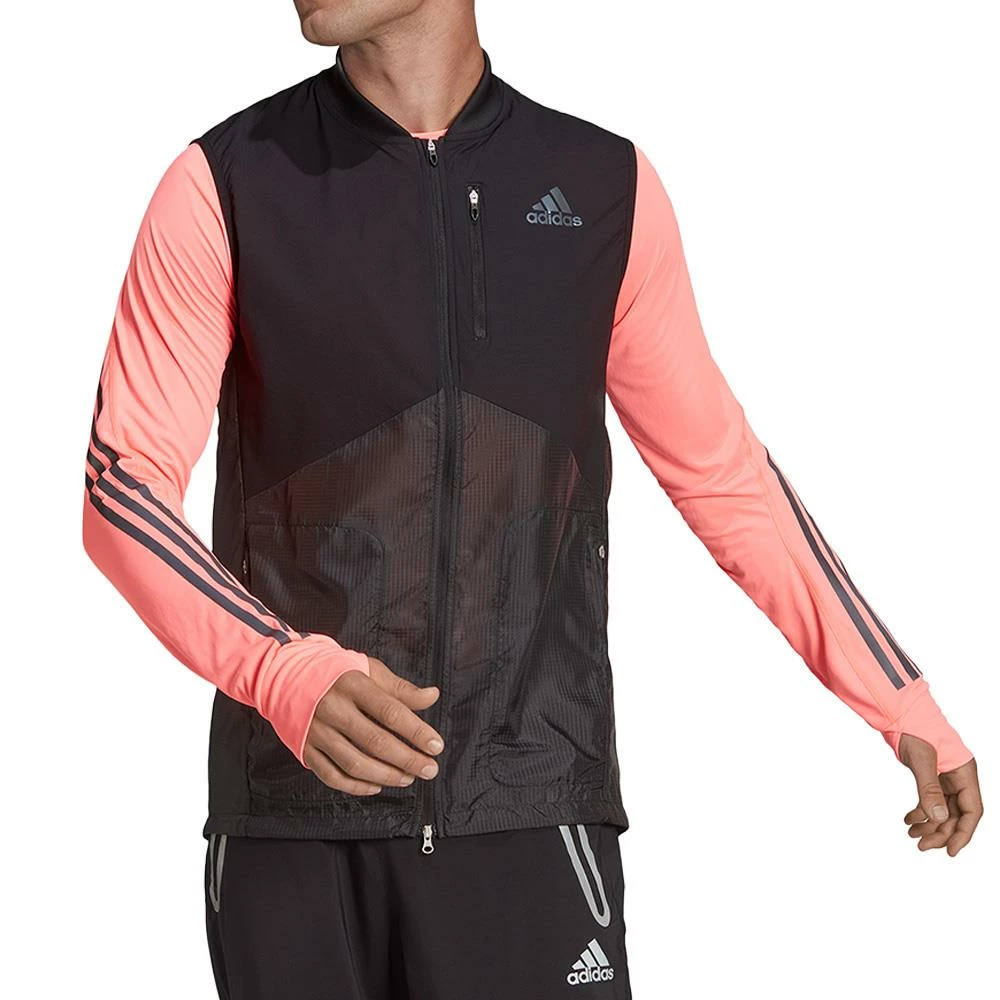 Adidas Men's AdiZero Vest - Black 2 Adidas Men's AdiZero Vest - Black - Image 2