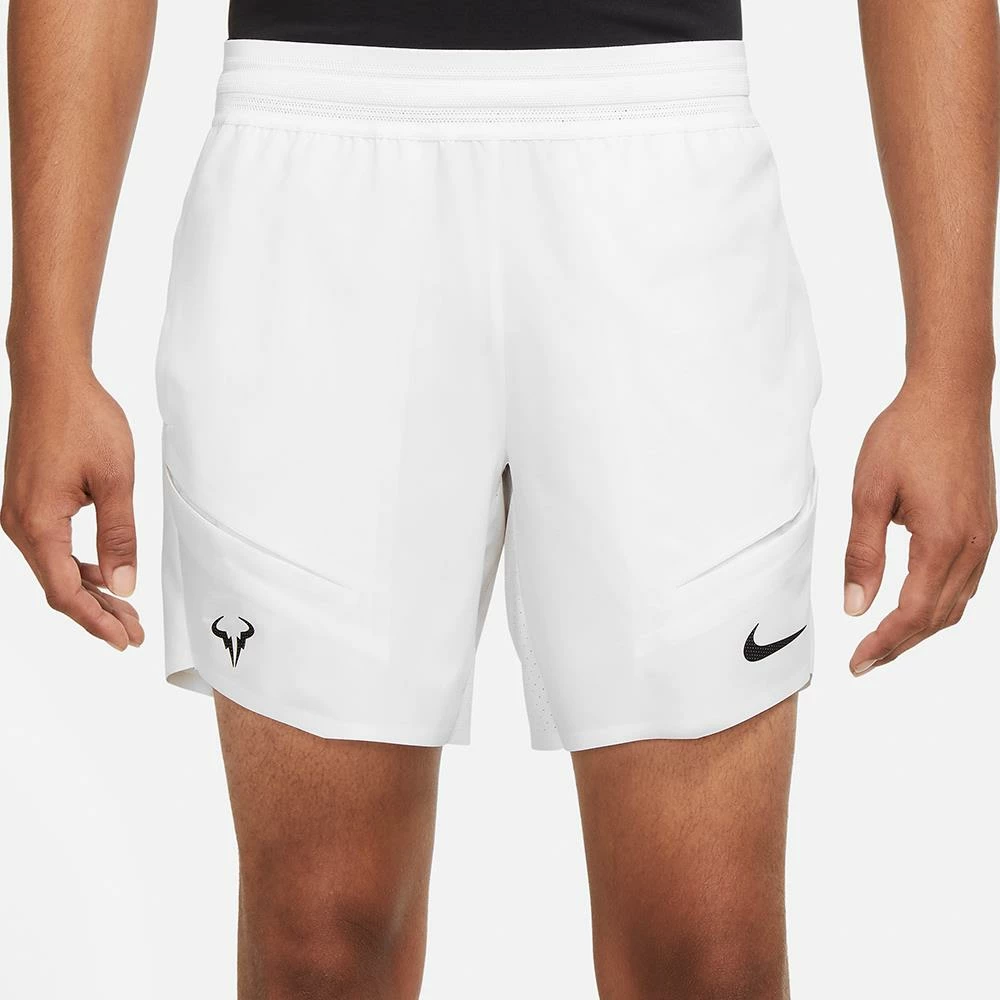 Nike Men's Rafa Advantage 7" Short - White 2 Nike Men's Rafa Advantage 7" Short - White - Image 2