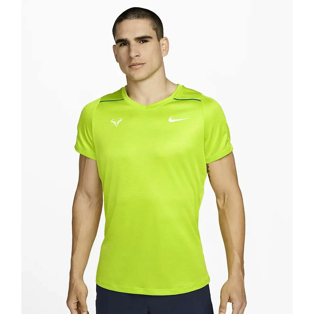 Nike Men's Rafa Challenger Crew - Atomic Green 2 Nike Men's Rafa Challenger Crew - Atomic Green - Image 2