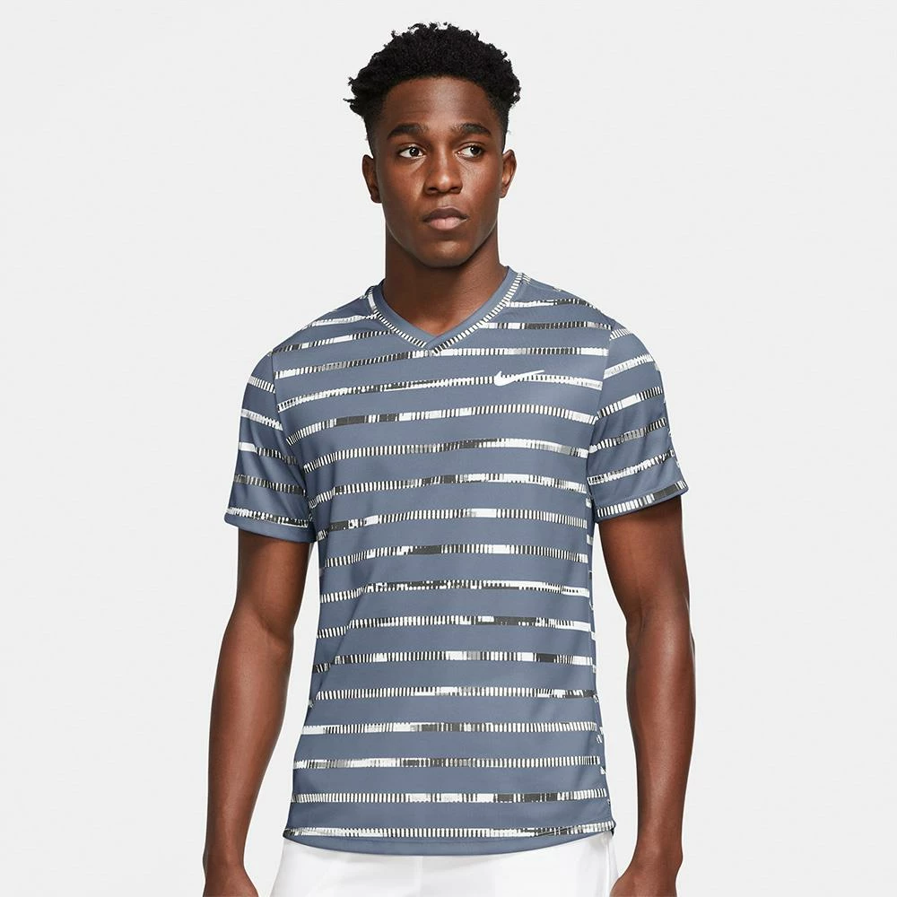 Nike Men's Victory Print Crew - Ashen Slate 2 Nike Men's Victory Print Crew - Ashen Slate - Image 2