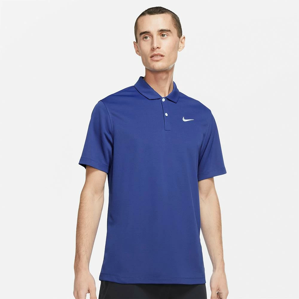 Nike Men's DriFit Solid Polo - Game Royal 2 Nike Men's DriFit Solid Polo - Game Royal - Image 2