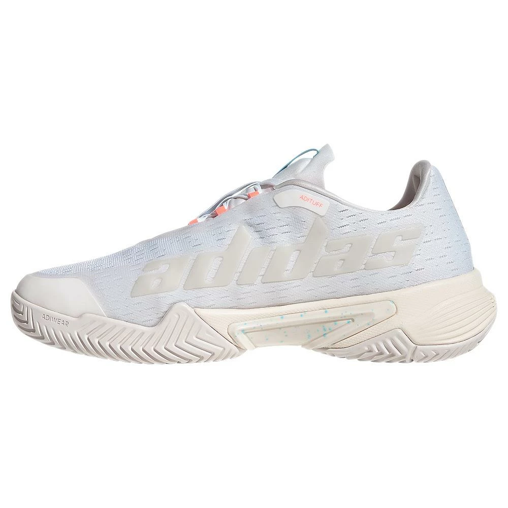 Adidas Men's Barricade - Parley - Cloud White/Blue Pulse 2 Adidas Men's Barricade - Parley - Cloud White/Blue Pulse - Image 2