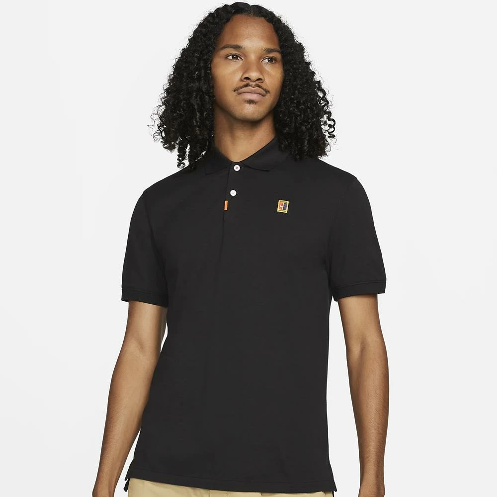 Nike Men's Heritage Slim 2 Polo - Black 2 Nike Men's Heritage Slim 2 Polo - Black - Image 2