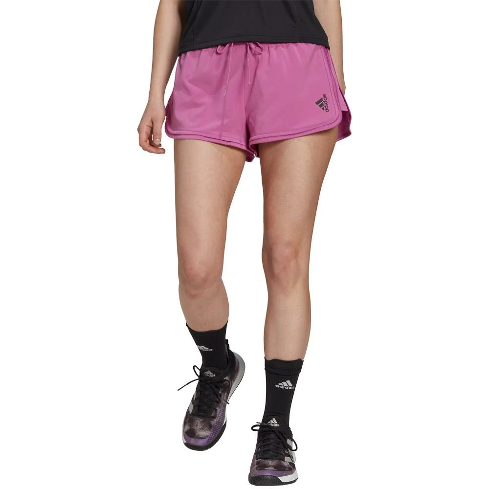 Adidas Women's Club Shorts - Semi Pulse Lilac 2 Adidas Women's Club Shorts - Semi Pulse Lilac - Image 2