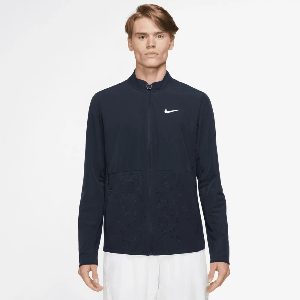 Nike Men's Advantage Jacket - Obsidian/White 2 Nike Men's Advantage Jacket - Obsidian/White - Image 2