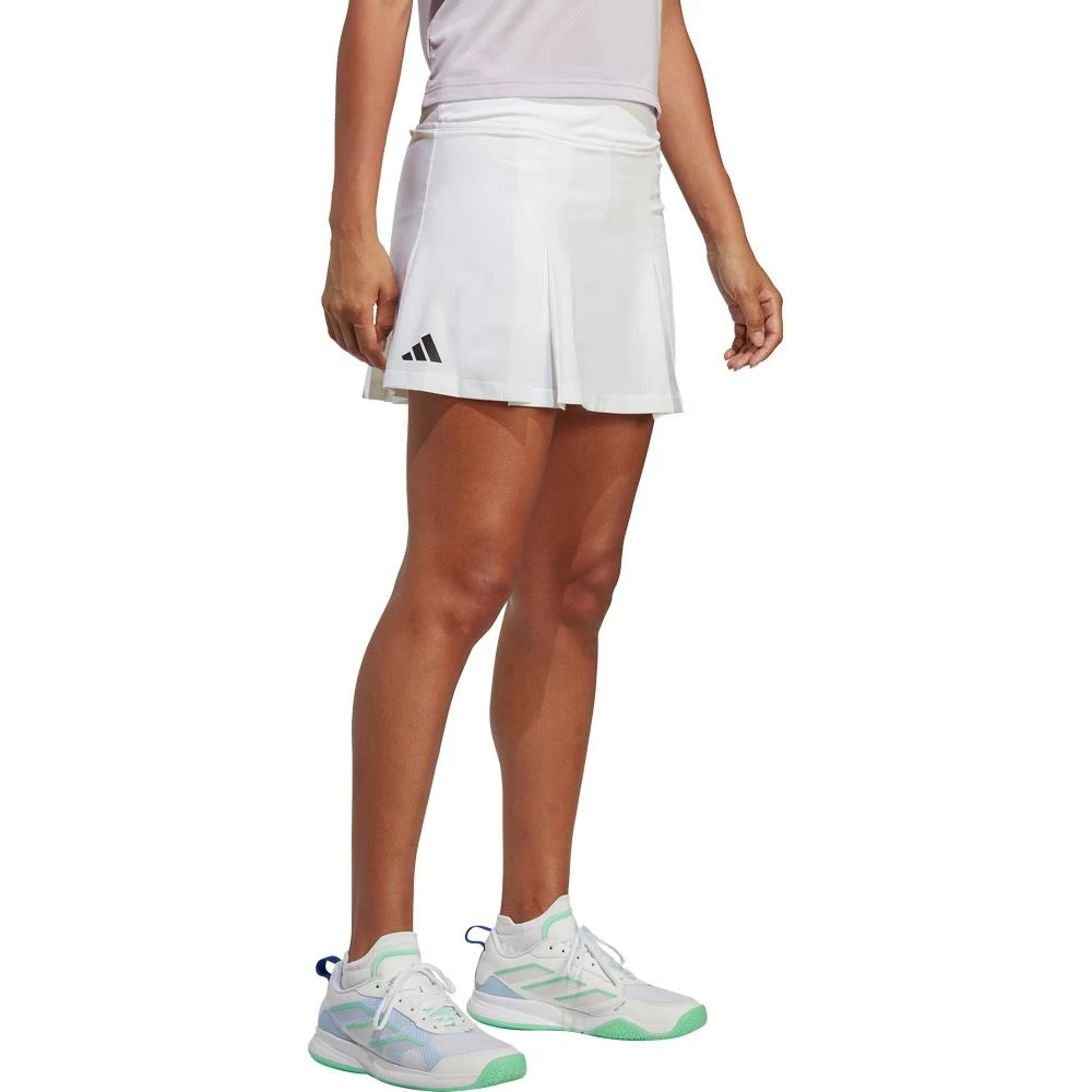 Adidas Women's Club Pleated Skort - White 2 Adidas Women's Club Pleated Skort - White - Image 2