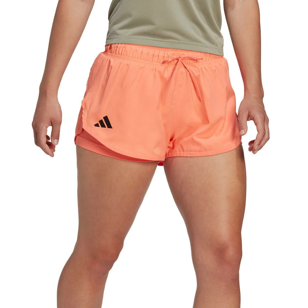 Adidas Women's Club Short - Coral Fusion 2 Adidas Women's Club Short - Coral Fusion - Image 2