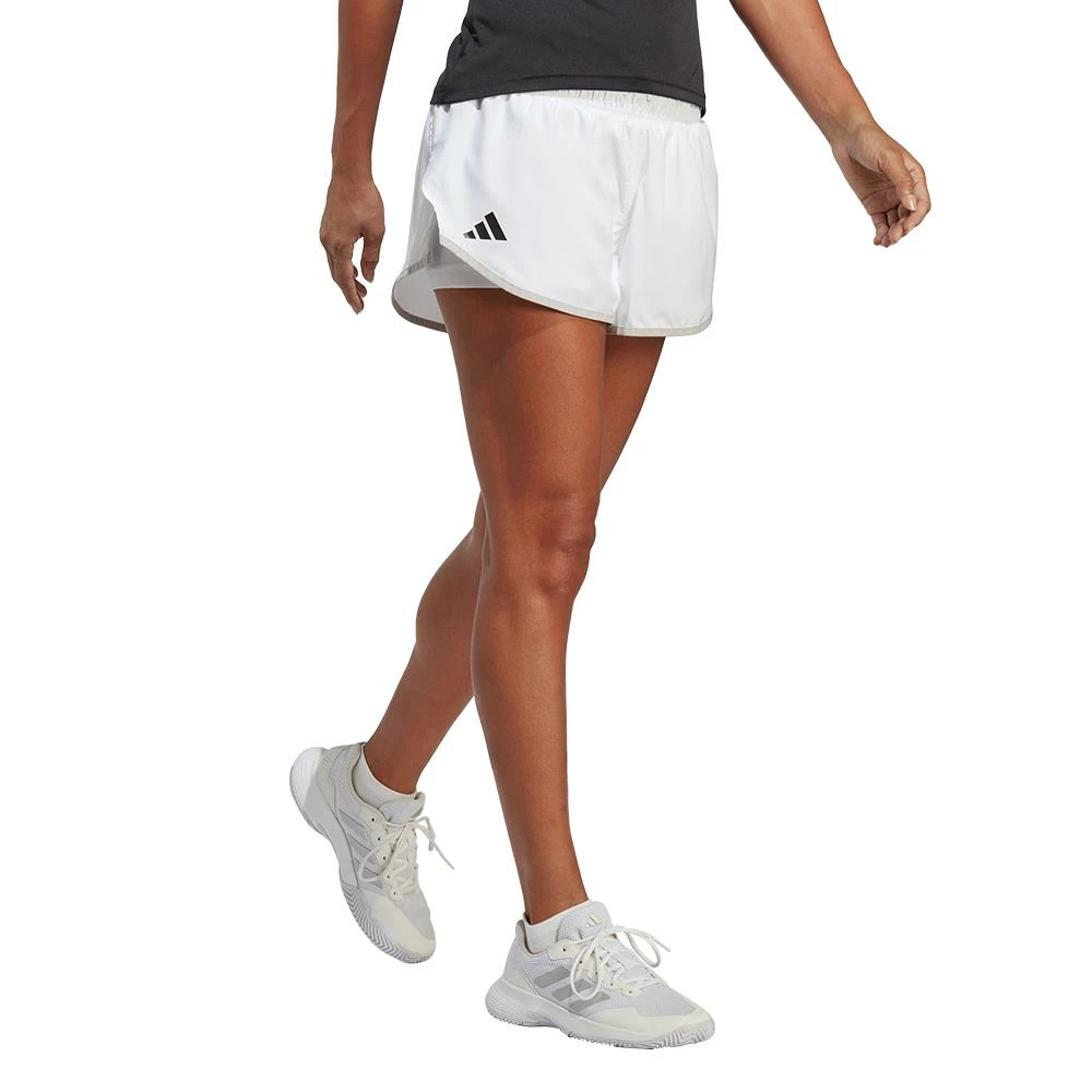 Adidas Women's Club Short - White 2 Adidas Women's Club Short - White - Image 2