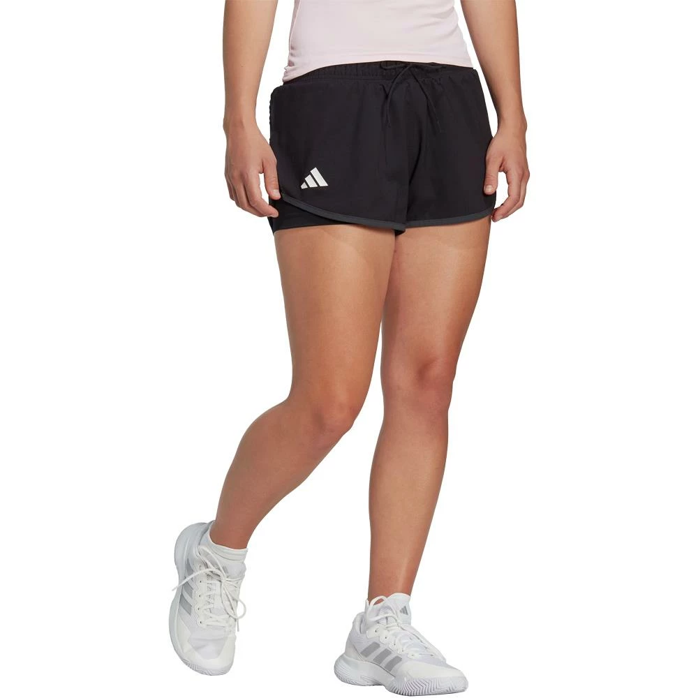 Adidas Women's Club Short - Black 2 Adidas Women's Club Short - Black - Image 2