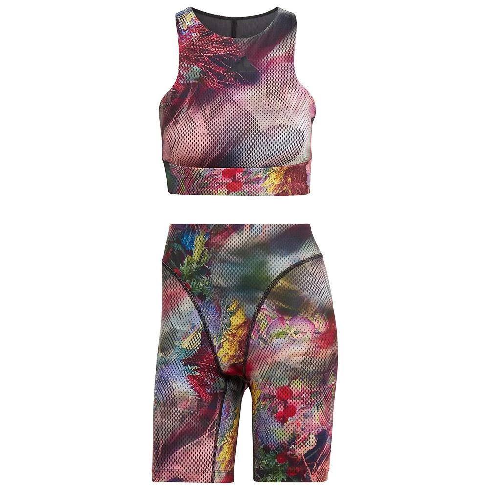 Adidas Women's Melbourne Dress - Black/Multicoloured 2 Adidas Women's Melbourne Dress - Black/Multicoloured - Image 2