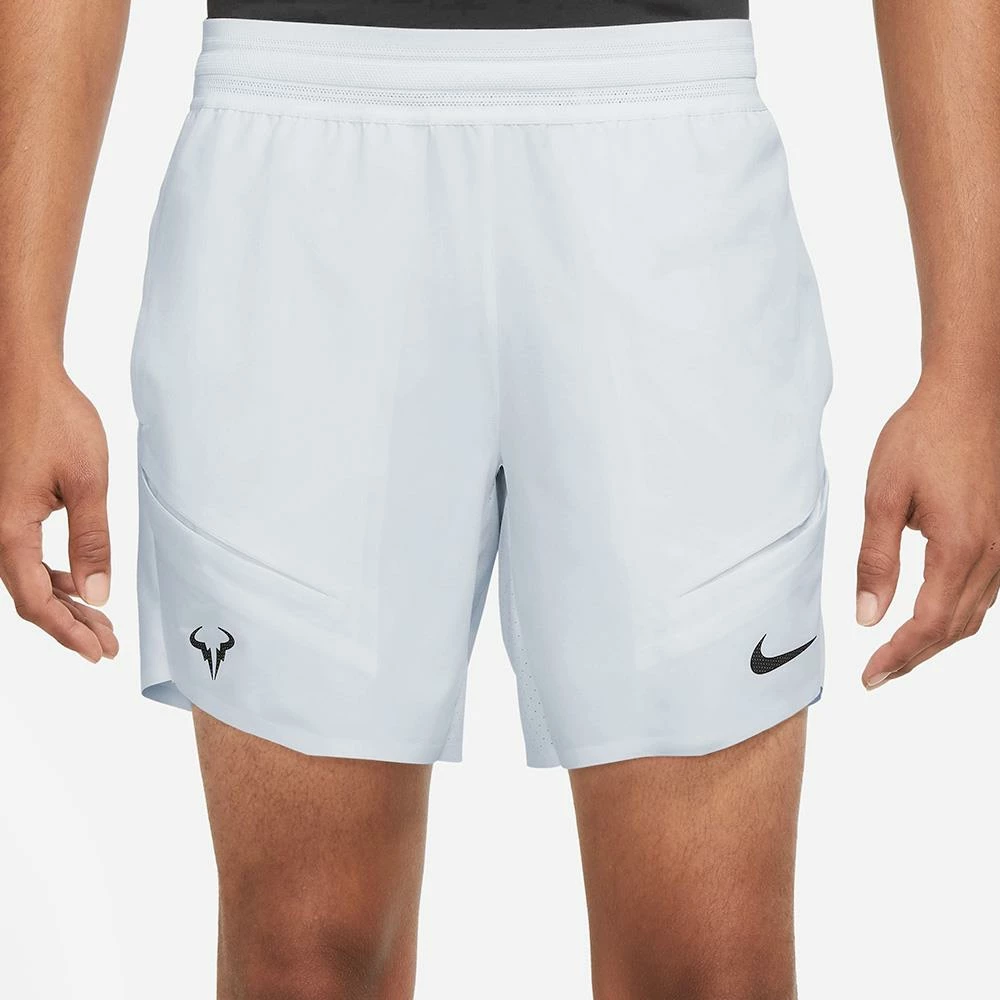 Nike Men's Rafa Advantage 7" Short - Football Grey 2 Nike Men's Rafa Advantage 7" Short - Football Grey - Image 2